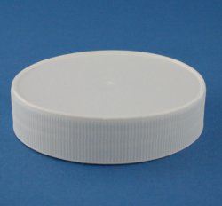 82mm White Ribbed RTS Twist Off Cap